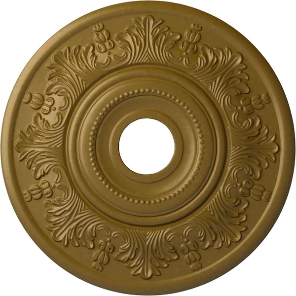 Ekena Millwork Vienna Ceiling Medallion (Fits Canopies up to 6 1/2"), Hand-Painted Gold, 20"OD x 3 1/2"ID x 1 1/2"P CM20VIGLS - main